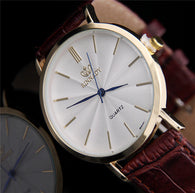 Top Business Leather luxury Watch High Quality