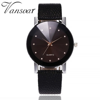 Leather Strap Luxury Brand Casual Simple Watch For Women