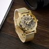 Luxury Gold Skeleton Men  Watch